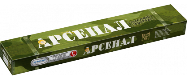 Электроды сварочные Арсенал МР-3, ф 3 мм (уп-2,5 кг) купить с доставкой в Одинцово